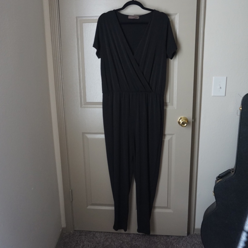 Pink Clove Wrap Jumpsuit